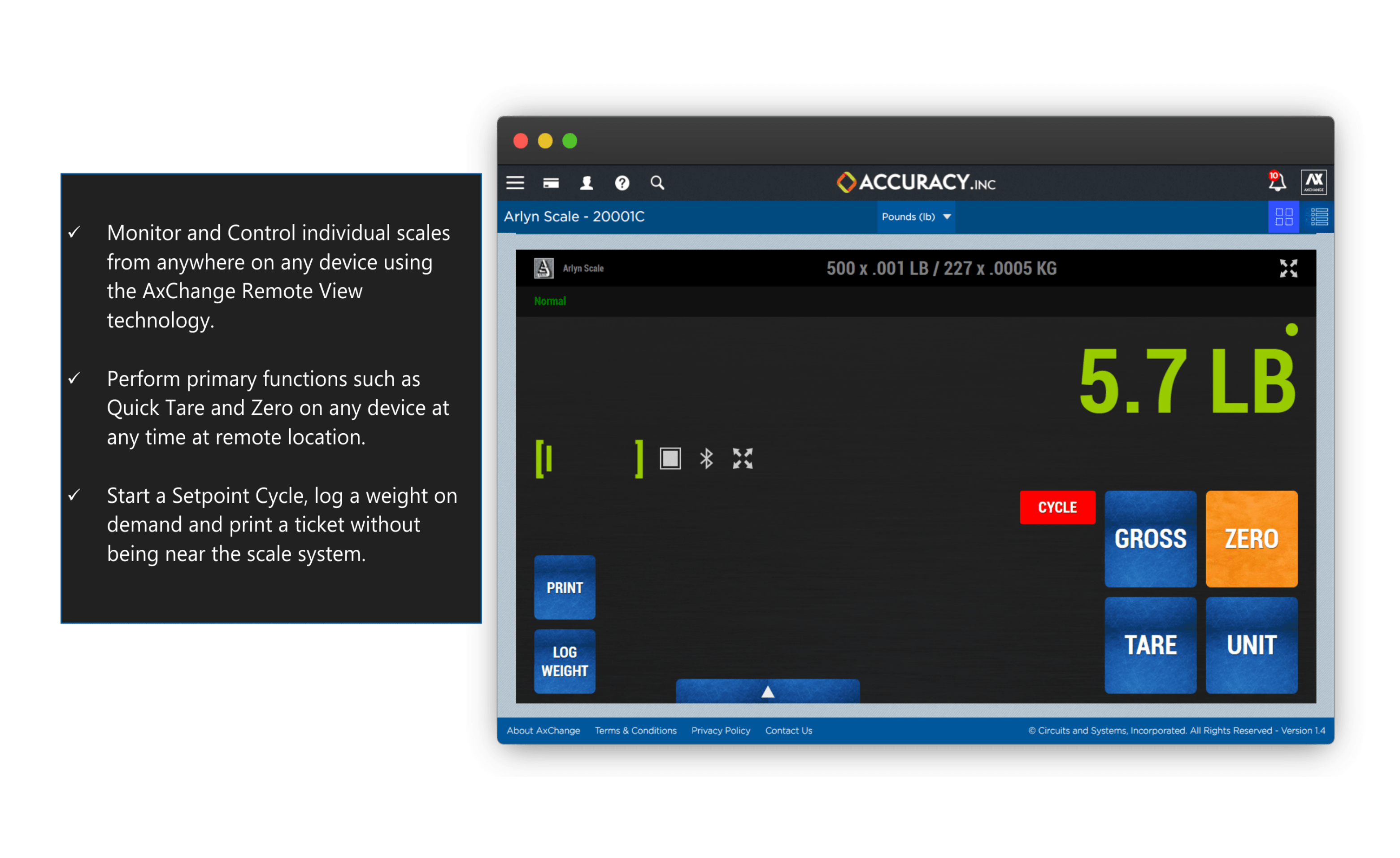 Monitor Industrial Scales Data